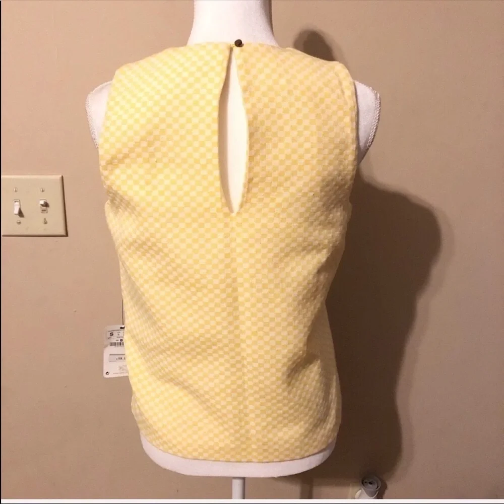 ⭐️Zara Checkered Jacquard Sleeveless Top - Picture 5 of 8